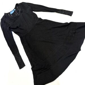 Simply Vera Vera Wang Black Long Sleeve Dress